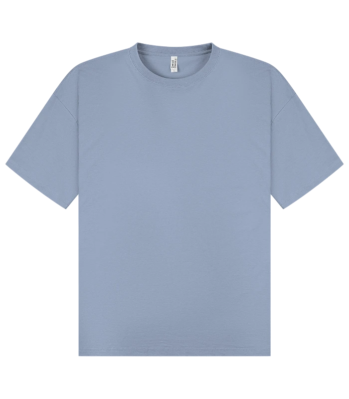 Casual Classics Casual Core Combed 180 Oversize Tee in Pastel Blue