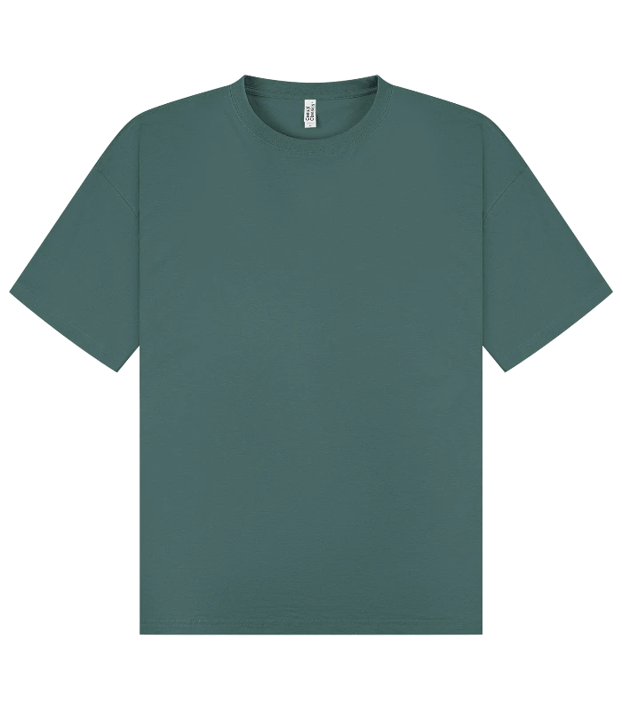 Casual Classics Casual Core Combed 180 Oversize Tee in Pine Green