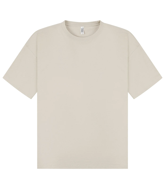 Casual Classics Casual Core Combed 180 Oversize Tee in Stone