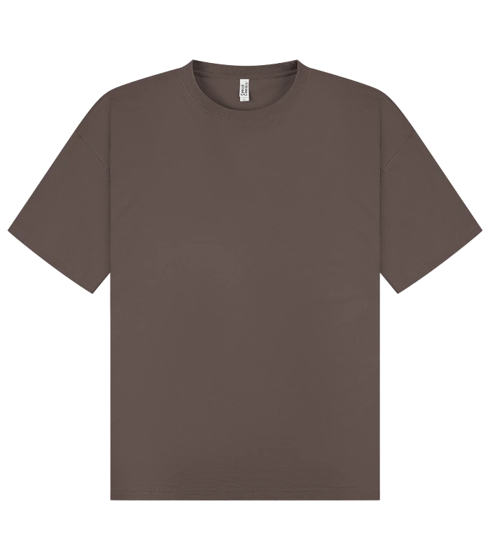 Casual Classics Casual Core Combed 180 Oversize Tee in Taupe