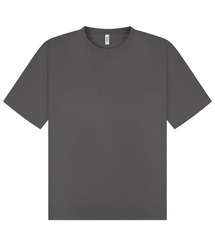 Casual Classics Casual Core Combed 180 Oversize Tee Tall in Charcoal