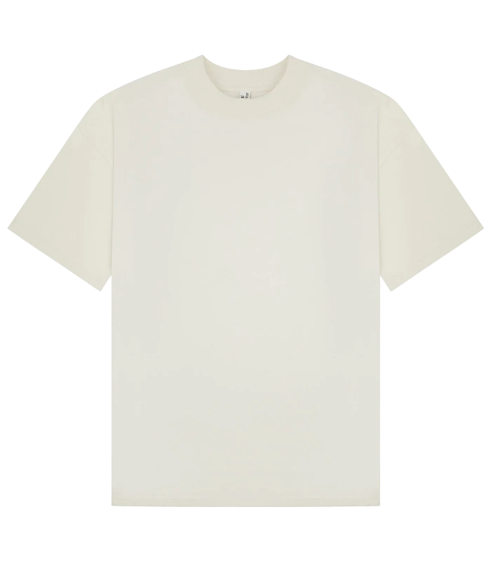 Casual Classics Casual Core Ringspun 150 Oversize Extended Neck Tee Tall in Ecru