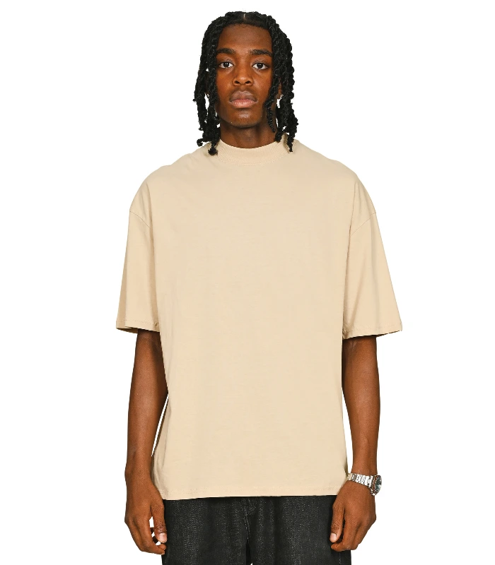Casual Classics Casual Core Ringspun 150 Oversize Extended Neck Tee Tall in Ecru