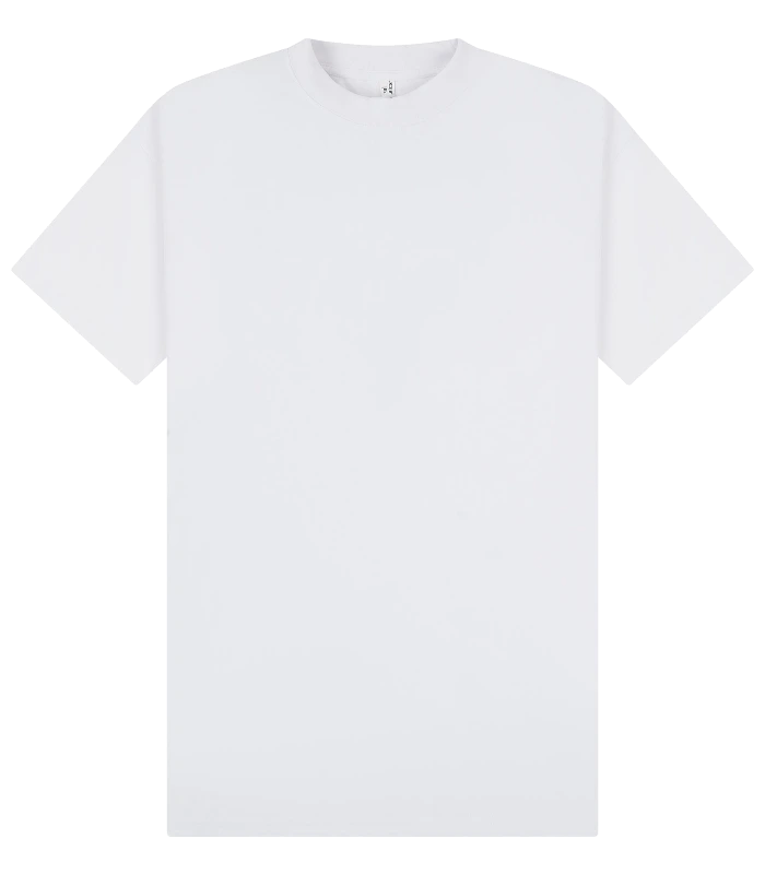 Casual Classics Casual Premium Combed 220 Oversize Extended Neck Tee in White