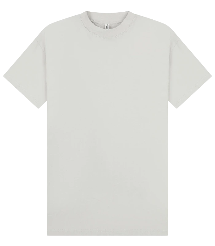 Casual Classics Casual Premium Combed 220 Oversize Extended Neck Tee Tall in Lunar Grey