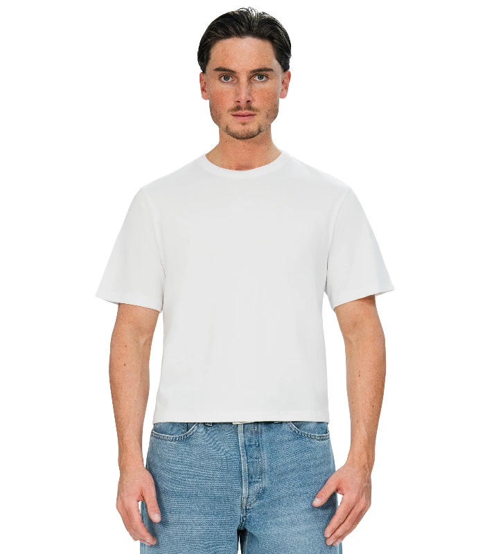 Casual Classics Casual Core Combed 180 Shrunken Tee in Charcoal