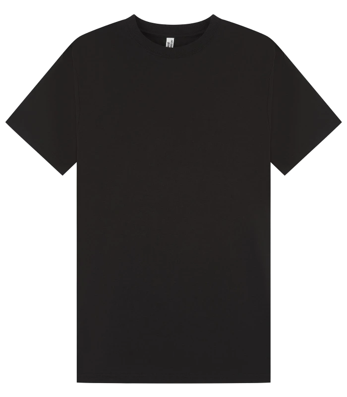 Casual Classics Casual Core Ringspun 150 Slim Tee in Black