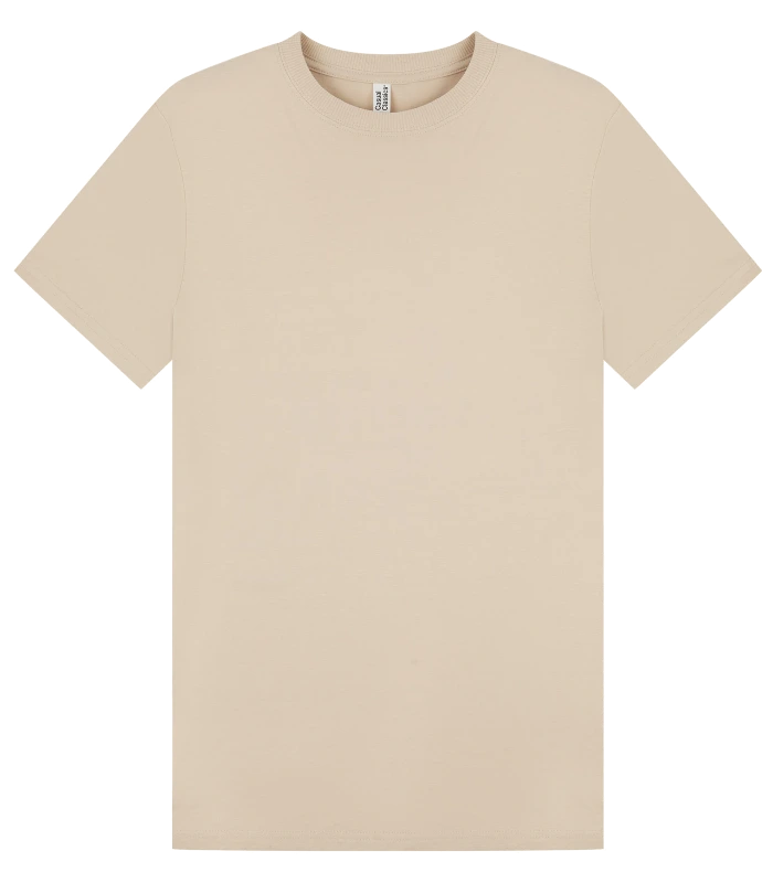Casual Classics Casual Core Ringspun 150 Slim Tee in Sand