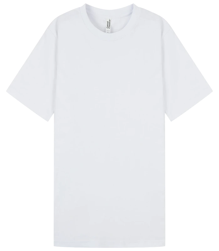 Casual Classics Casual Core Combed 180 Slim Tee in White