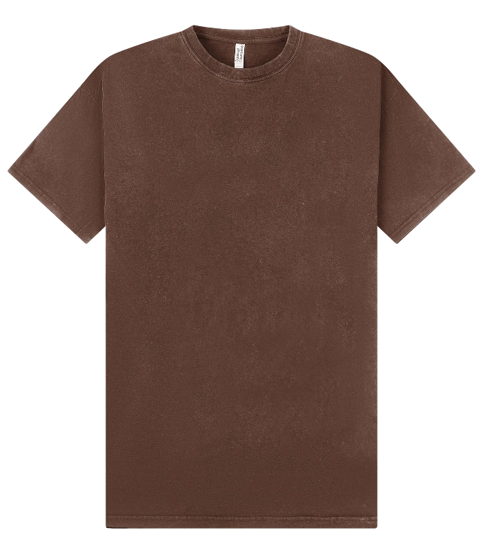 Casual Classics Casual Core Combed 180 Acid Oversize Tee Tall in Acid Chocolate