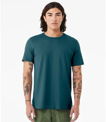 Bella+Canvas Canvas Unisex Crew Neck T-Shirt in Black