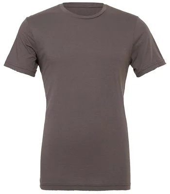 Bella+Canvas Canvas Unisex Crew Neck T-Shirt in Asphalt