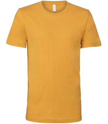 Bella+Canvas Canvas Unisex Crew Neck T-Shirt in Mustard