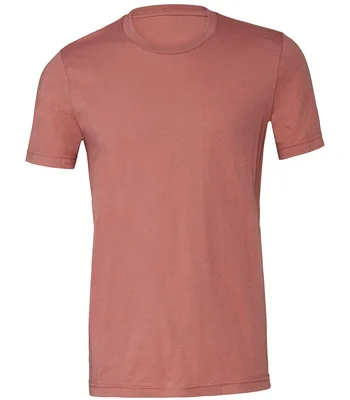 Bella+Canvas Canvas Unisex Crew Neck T-Shirt in Mauve