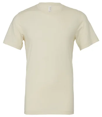 Bella+Canvas Canvas Unisex Crew Neck T-Shirt in Natural