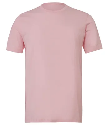 Bella+Canvas Canvas Unisex Crew Neck T-Shirt in Pink