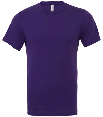 Bella+Canvas Canvas Unisex Crew Neck T-Shirt in Team Purple