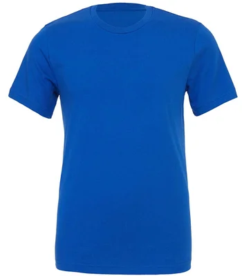 Bella+Canvas Canvas Unisex Crew Neck T-Shirt in Royal Blue