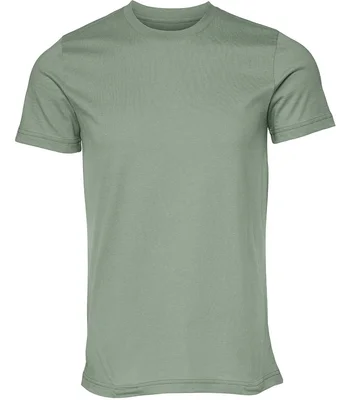 Bella+Canvas Canvas Unisex Crew Neck T-Shirt in Sage Green