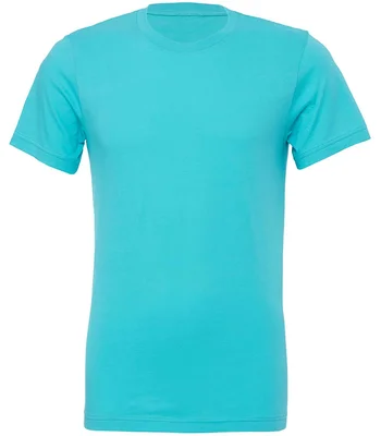 Bella+Canvas Canvas Unisex Crew Neck T-Shirt in Teal