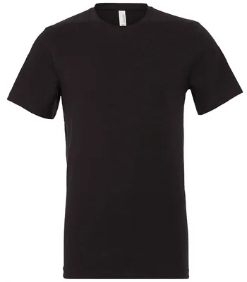 Bella+Canvas Canvas Unisex Crew Neck T-Shirt in Vintage Black