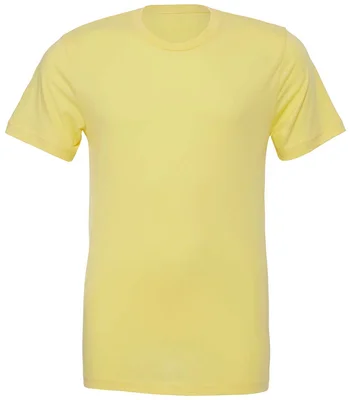 Bella+Canvas Canvas Unisex Crew Neck T-Shirt in Yellow