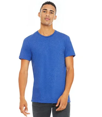 Bella+Canvas Canvas Unisex Tri-Blend T-Shirt in Solid Black Tri-Blend