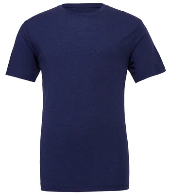 Bella+Canvas Canvas Unisex Tri-Blend T-Shirt in Navy Tri-Blend