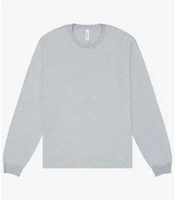 Bella+Canvas Canvas Unisex Heavyweight Long Sleeve Boxy T-Shirt in Athletic Heather