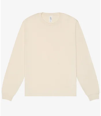 Bella+Canvas Canvas Unisex Heavyweight Long Sleeve Boxy T-Shirt in Natural