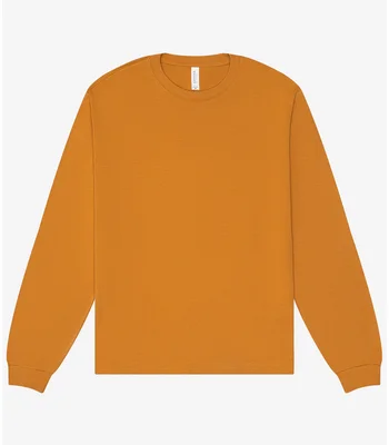 Bella+Canvas Canvas Unisex Heavyweight Long Sleeve Boxy T-Shirt in Toast