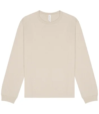 Bella+Canvas Canvas Unisex Heavyweight Long Sleeve T-Shirt in Dust