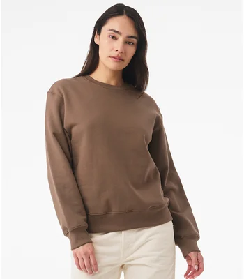 Bella+Canvas Canvas Unisex Heavyweight Crew Neck Sweatshirt in Black