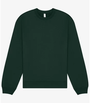 Bella+Canvas Canvas Unisex Heavyweight Crew Neck Sweatshirt in Forest Green