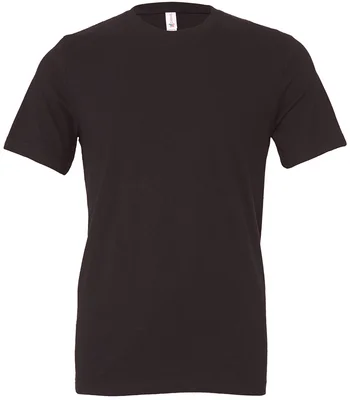 Bella+Canvas Canvas Unisex Heather CVC T-Shirt in Black Heather