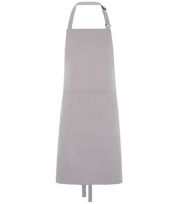 Dennys Dennys Polyester Bib Apron with Pocket in Griffin