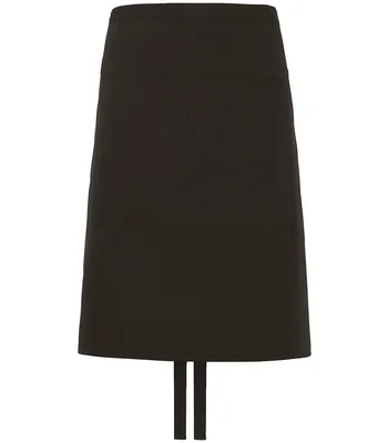 Dennys Dennys Polyester Waist Apron with Pocket in Black