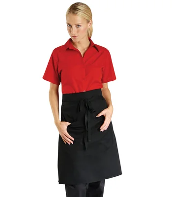 Dennys Dennys Waist Apron with Pocket in Black