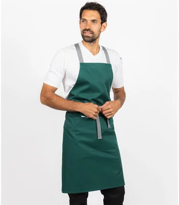 Dennys Dennys Cross Back Apron in Storm Grey