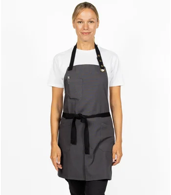 Dennys Dennys Canvas Apron with Front Split in Navy