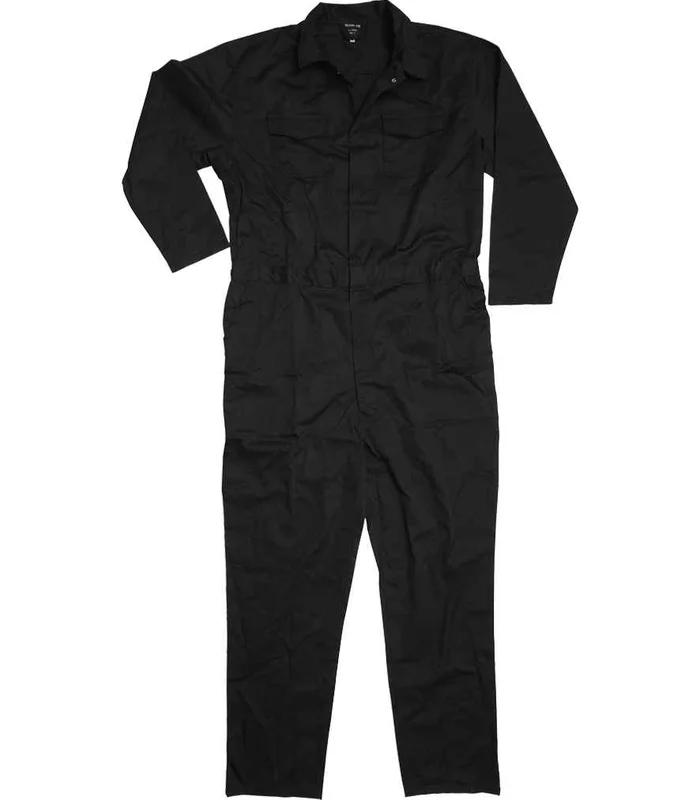 Warrior Warrior Stud Front Coverall in BLK