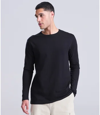 Ecologie Ecologie Erawan Organic Long Sleeve T-Shirt in Jet Black