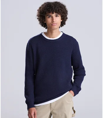 Ecologie Ecologie Unisex Taroko Sustainable Crew Neck Sweater in Navy