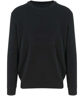 Ecologie Ecologie Unisex Taroko Sustainable Crew Neck Sweater in Black