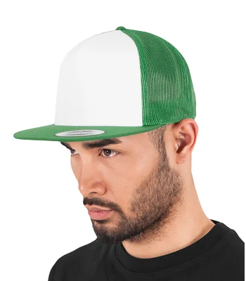 Flexfit Flexfit Contrast Trucker Cap in BK/WH