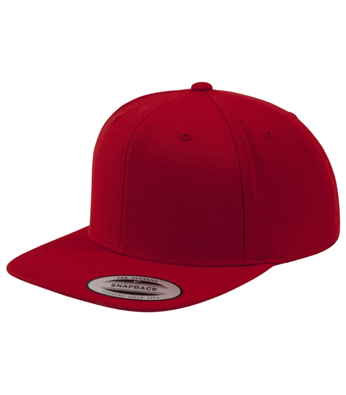 Flexfit Flexfit Classic Snapback Cap in RD/RD