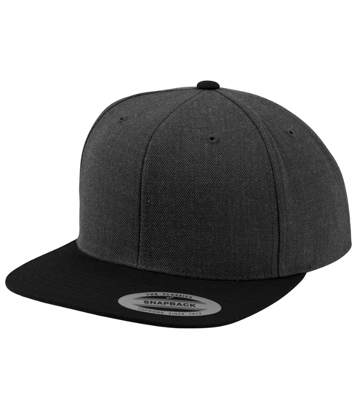 Flexfit Flexfit Two Tone Classic Snapback Cap in CH/BK