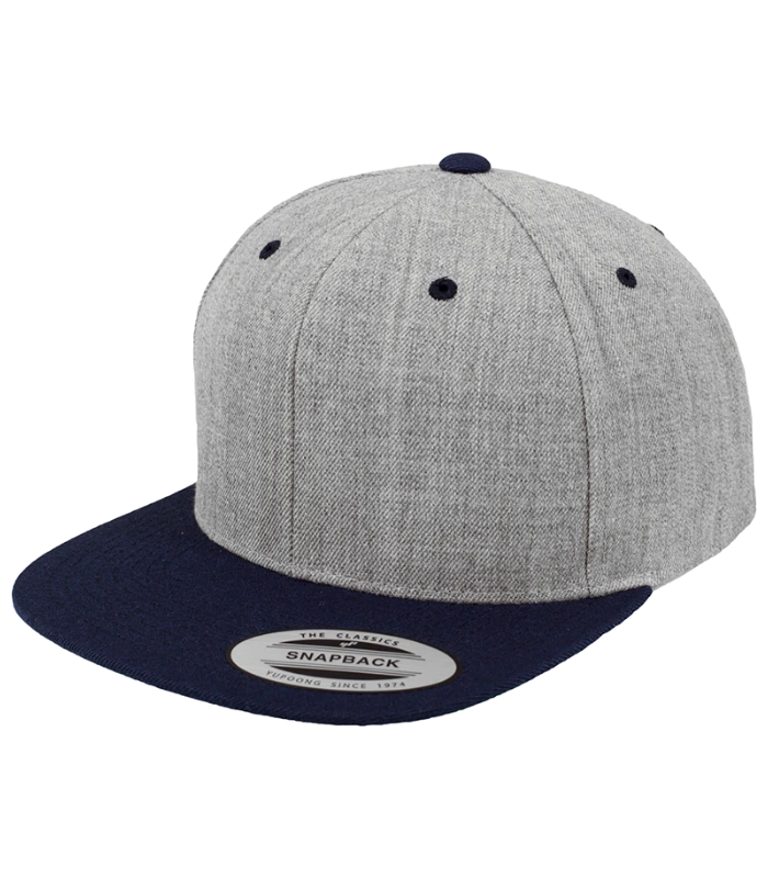 Flexfit Flexfit Two Tone Classic Snapback Cap in HE/NV