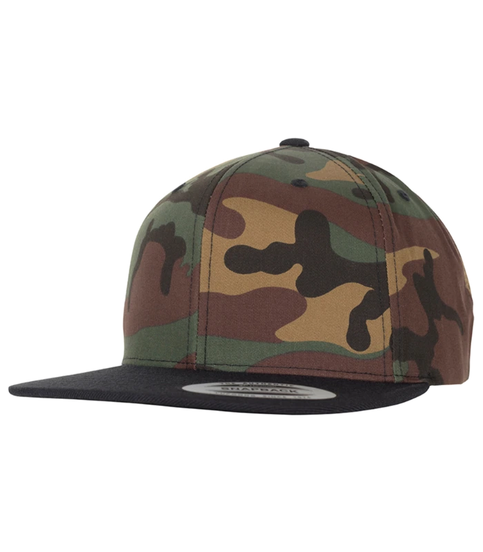 Flexfit Flexfit Two Tone Classic Camo Snapback Cap in GNC/B