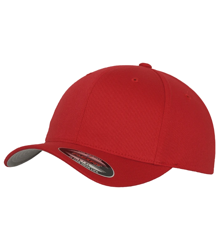 Flexfit Flexfit Wooly Combed Cap in RED